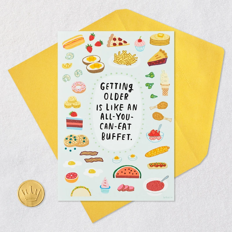All-You-Can-Eat Buffet Funny Birthday Card for only USD 4.49 | Hallmark