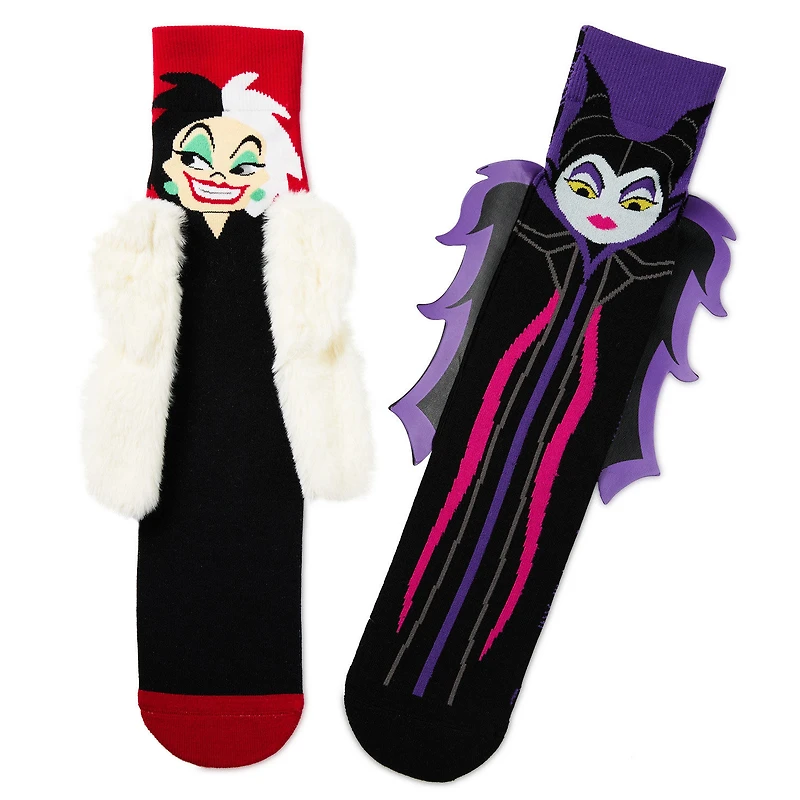 Disney Villains Maleficent and Cruella De Vil Novelty Socks for only USD 24.99 | Hallmark
