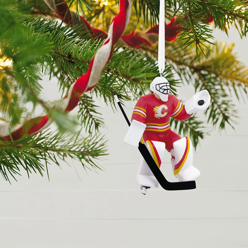 NHL Calgary Flames® Goalie Hallmark Ornament for only USD 14.99 | Hallmark