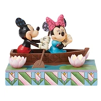 Jim Shore Disney Mickey and Minnie in Rowboat Light-Up Figurine, 4.5" for only USD 89.99 | Hallmark
