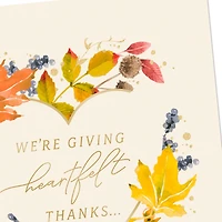 We're Giving Heartfelt Thanks for You Thanksgiving Card for only USD 3.99 | Hallmark