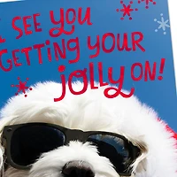 Get Your Jolly On Santa Dog Money Holder Christmas Card for only USD 2.99 | Hallmark