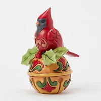 Jim Shore Heartwood Creek Cardinal on Jingle Bell Mini Figurine, 3.54" for only USD 27.99 | Hallmark