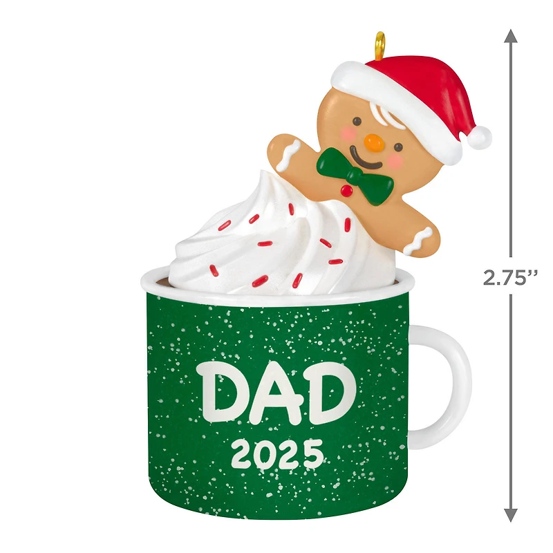 Dad Gingerbread Boy in Mug 2025 Ornament for only USD 18.99 | Hallmark
