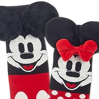 Disney Mickey Mouse and Minnie Mouse Novelty Crew Socks for only USD 22.99 | Hallmark