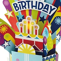 Celebrate Big Musical 3D Pop-Up Birthday Card With Light for only USD 9.99 | Hallmark