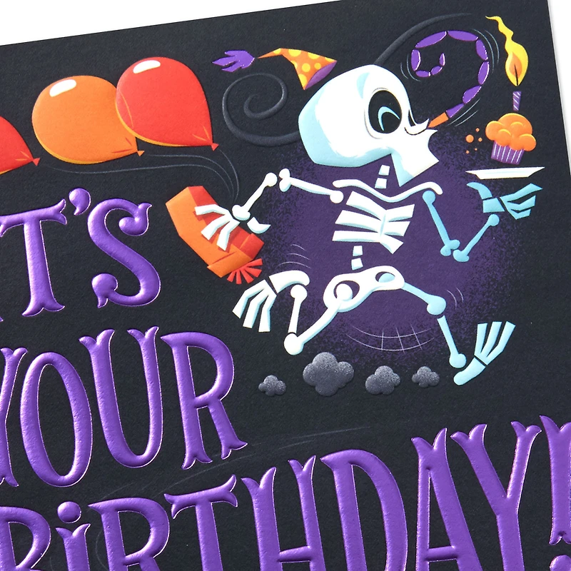 A Big Skele-Bration Pop-Up Halloween Birthday Card for only USD 4.59 | Hallmark