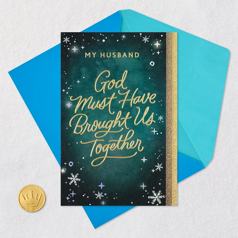 God Brought Us Together Christmas Card for Husband for only USD 7.99 | Hallmark