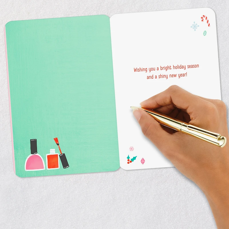 Perfectly Polished Christmas Thank-You Card for Nail Technician for only USD 2.99 | Hallmark