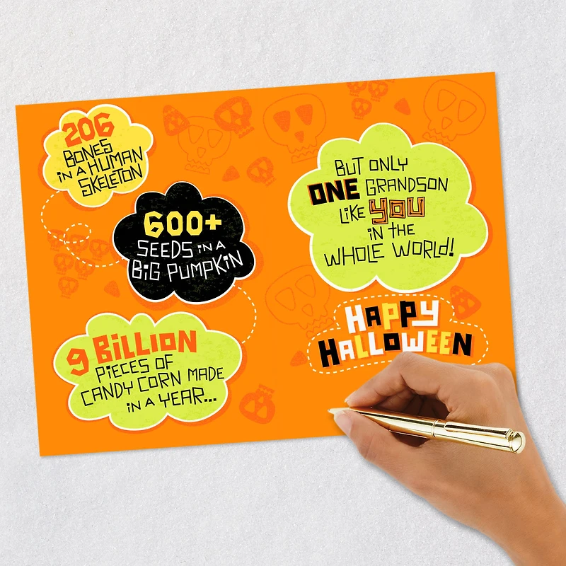 Fun Facts Halloween Card for Grandson for only USD 0.99 | Hallmark