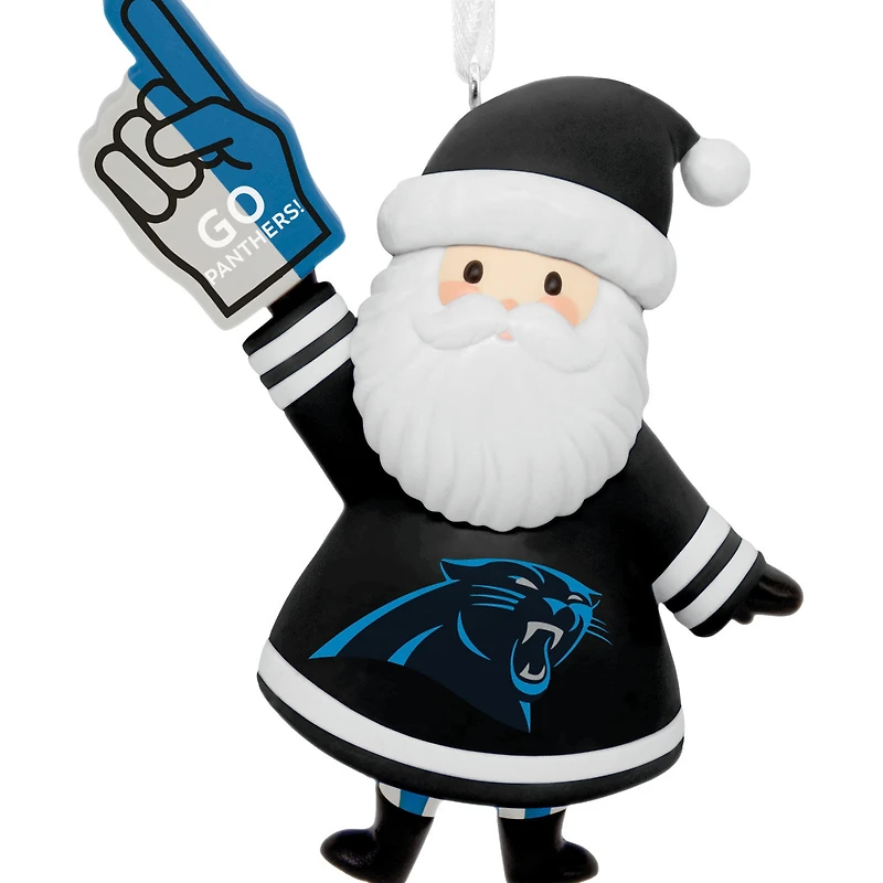 NFL Carolina Panthers Santa Fan Hallmark Ornament for only USD 12.99 | Hallmark
