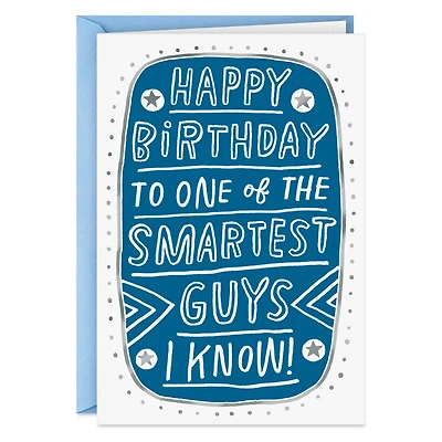 One of the Smartest Guys I Know Funny Birthday Card for only USD 4.49 | Hallmark