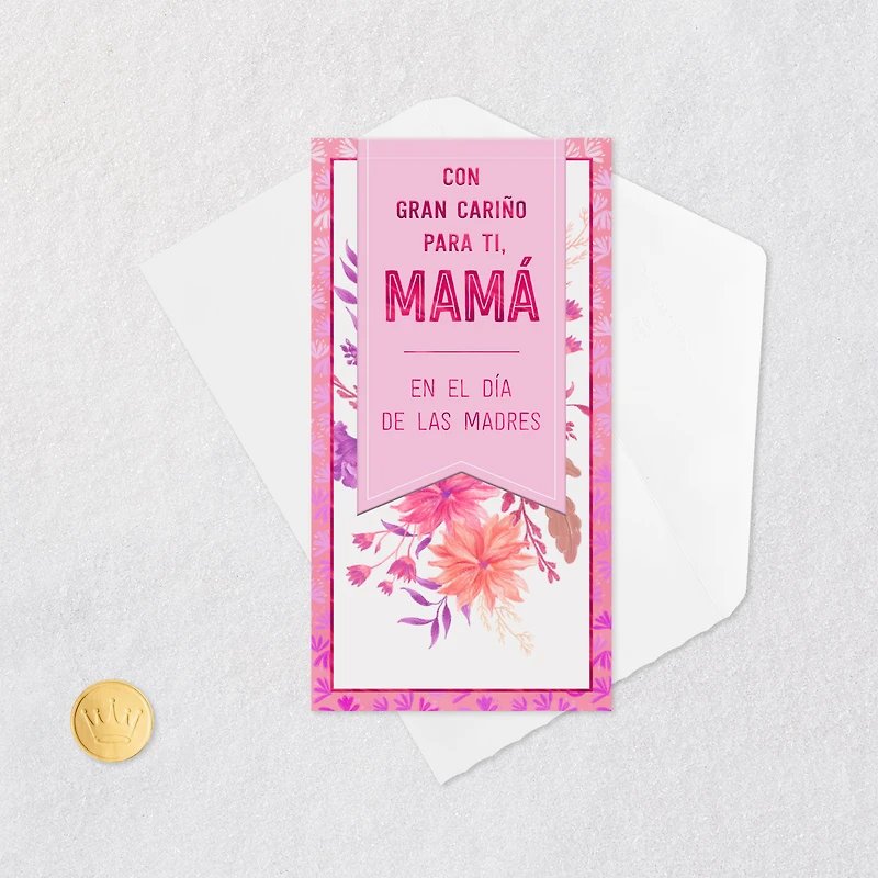 With Love and Thanks Spanish-Language Money Holder Mother's Day Card for Mom for only USD 3.99 | Hallmark