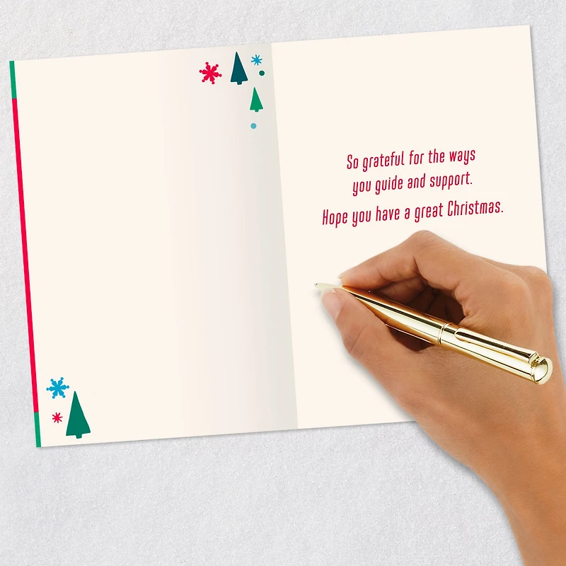 So Grateful for You Christmas Thank-You Card for Coach for only USD 2.99 | Hallmark