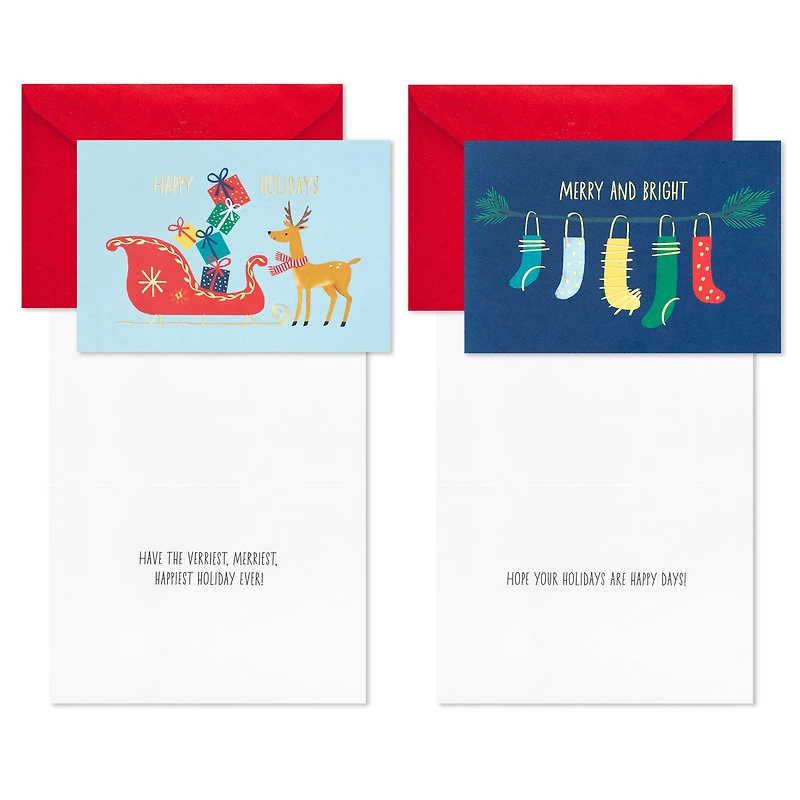 Whimsical Assortment Boxed Christmas Cards, Pack of 24 for only USD 14.99 | Hallmark