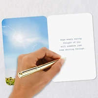 Caring Thoughts Shining Through Thinking of You Card for only USD 2.99 | Hallmark