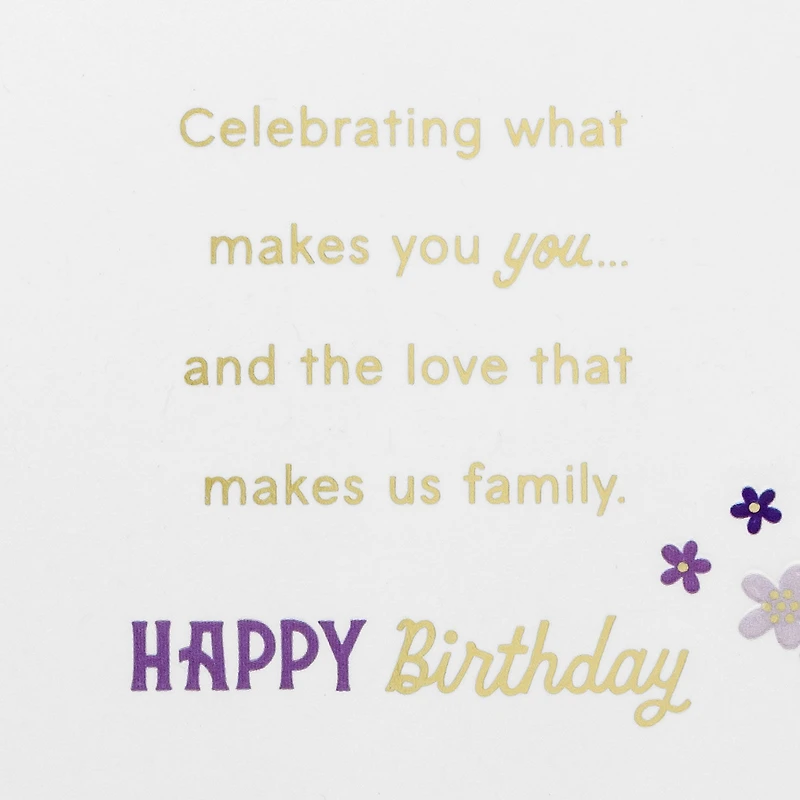 Celebrating the Love That Makes Us Family Birthday Card for Stepdaughter for only USD 5.99 | Hallmark