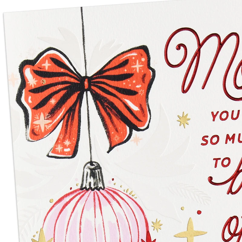 You Mean So Much Christmas Card for Mom From Both for only USD 4.99 | Hallmark
