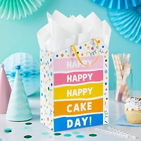 9.6" Happy Cake Day Medium Birthday Gift Bag for only USD 3.99 | Hallmark