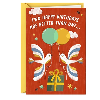 Wishing Both of Us Good Times Shared Birthday Card for only USD 2.99 | Hallmark
