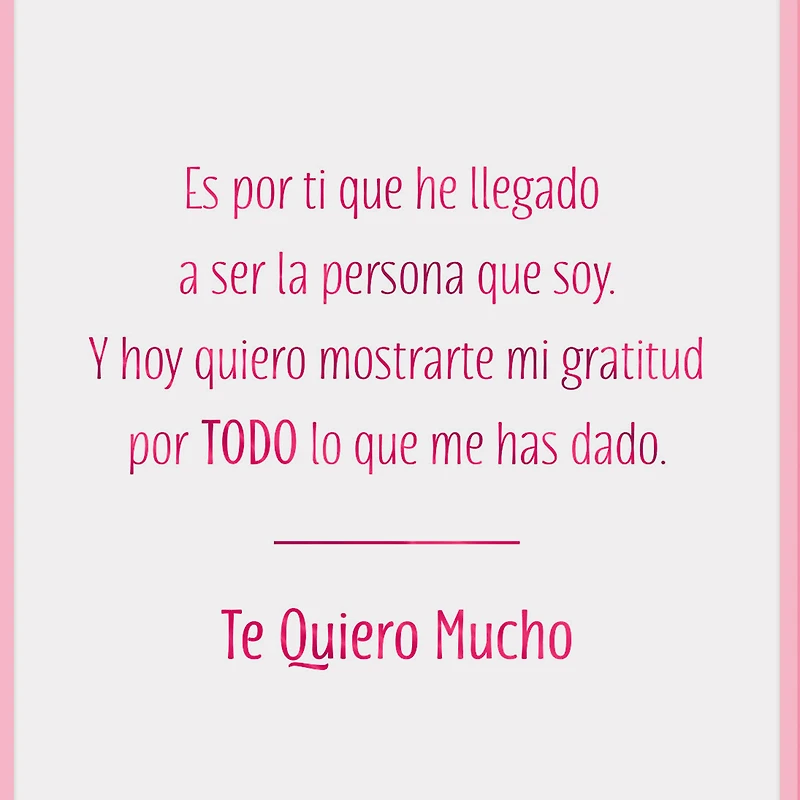 With Love and Thanks Spanish-Language Money Holder Mother's Day Card for Mom for only USD 3.99 | Hallmark