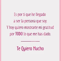 With Love and Thanks Spanish-Language Money Holder Mother's Day Card for Mom for only USD 3.99 | Hallmark