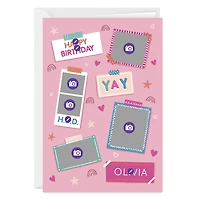 Pink Photo Collage Custom Birthday Card for only USD 4.99 | Hallmark