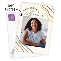 Personalized You Make a Difference Photo Card for only USD 4.99 | Hallmark