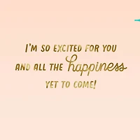 I'm So Excited for You Bridal Shower Card for Daughter-in-Law for only USD 3.99 | Hallmark