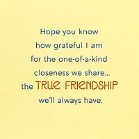 Grateful for Our One-of-a-Kind Closeness Friendship Card for only USD 5.59 | Hallmark