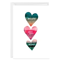 Watercolor Hearts Custom Love Card for only USD 4.99 | Hallmark