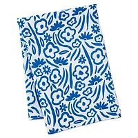 26" Blue Floral Fabric Gift Wrap for only USD 12.99 | Hallmark