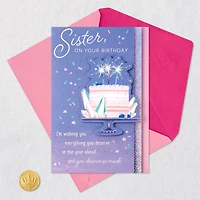 Wishing You Everything You Deserve Birthday Card for Sister for only USD 7.99 | Hallmark