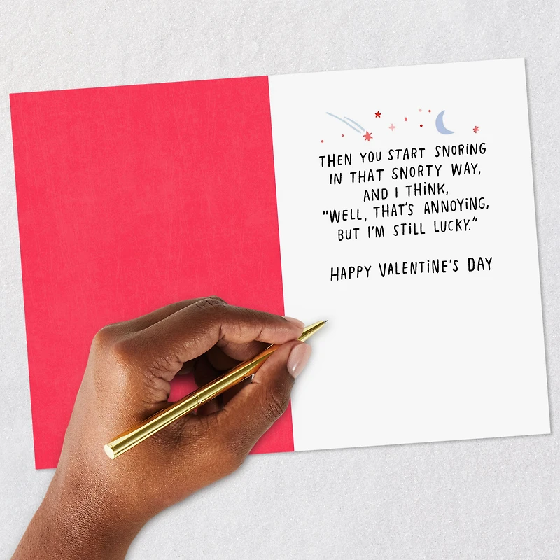 Annoying Snoring Funny Romantic Valentine's Day Card for only USD 3.99 | Hallmark