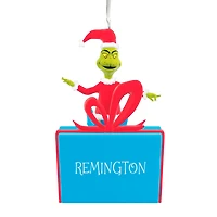 Dr. Seuss's How the Grinch Stole Christmas!™ on Present Personalized Ornament, Custom Text for only USD 30.99 | Hallmark