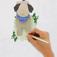 Pawsitively Amazing Puppy Dog Pop-Up Paper Craft Father's Day Card for only USD 5.99 | Hallmark