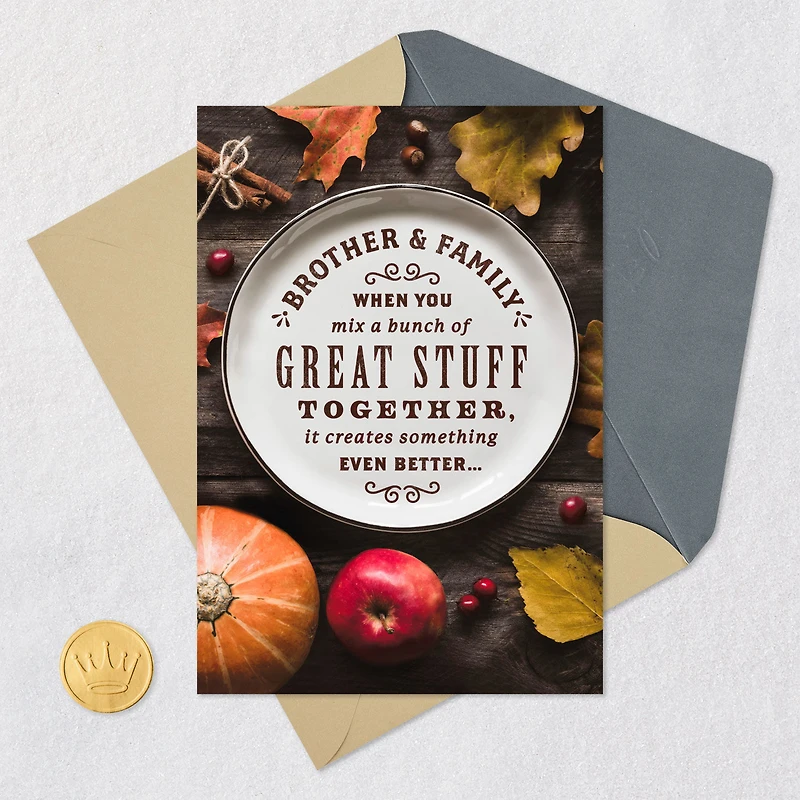 Love Spending Time With You Thanksgiving Card for Brother and Family for only USD 3.59 | Hallmark