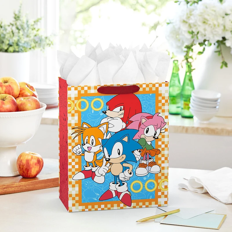 13" Sonic the Hedgehog™ and Friends Large Gift Bag for only USD 4.49 | Hallmark