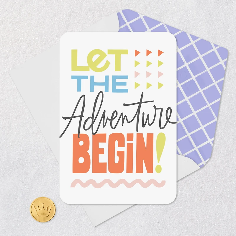 Let the Adventure Begin Congratulations Card for only USD 2.99 | Hallmark