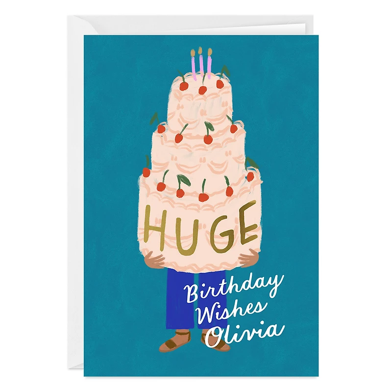 Huge Wishes Custom Birthday Card for only USD 4.99 | Hallmark