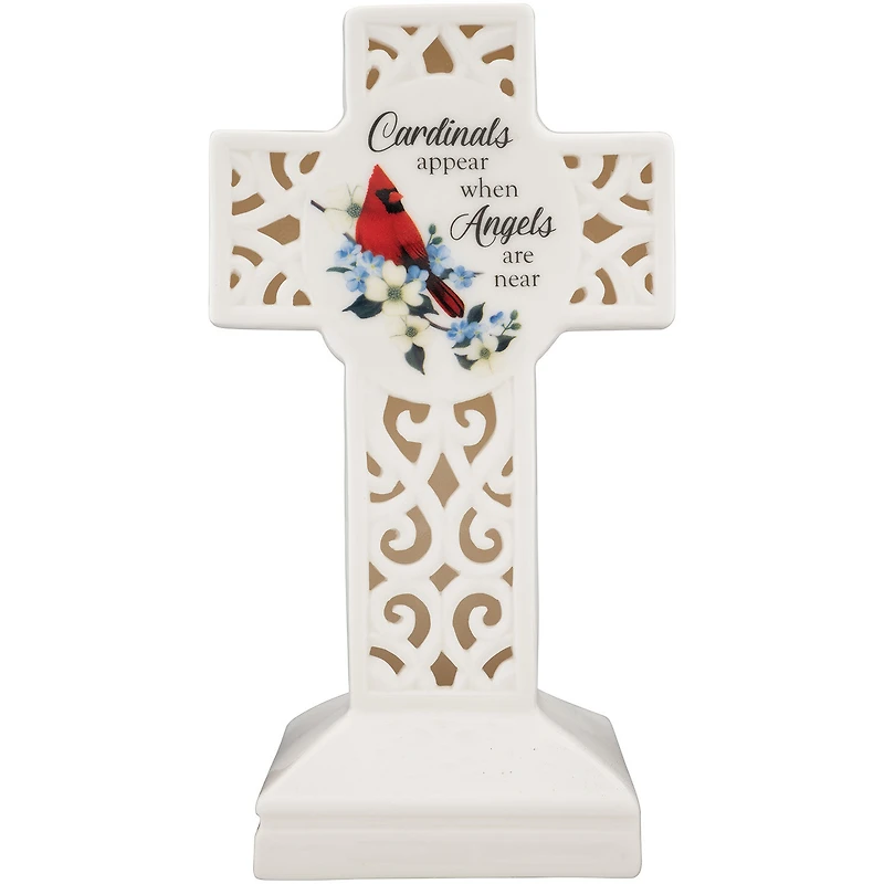 Carson Cardinals Appear Remembrance Porcelain Cross, 9.25" for only USD 27.99 | Hallmark