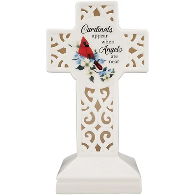 Carson Cardinals Appear Remembrance Porcelain Cross, 9.25" for only USD 27.99 | Hallmark