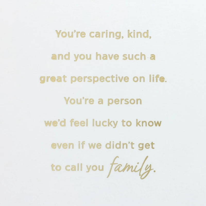 We're Lucky to Call You Family Birthday Card for Daughter-in-Law for only USD 6.59 | Hallmark