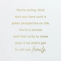 We're Lucky to Call You Family Birthday Card for Daughter-in-Law for only USD 6.59 | Hallmark