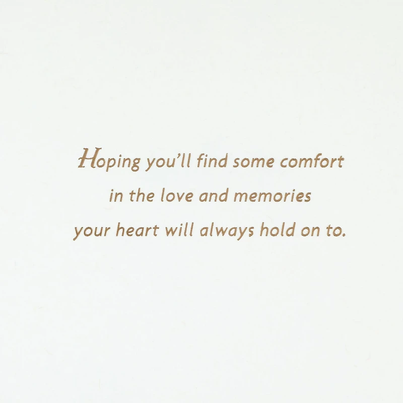Comfort in Love and Memories Sympathy Card for only USD 4.59 | Hallmark