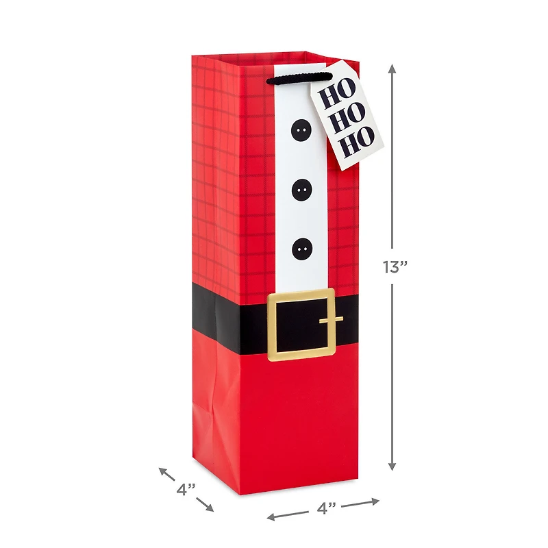 13" Santa Suit Christmas Wine Gift Bag for only USD 3.49 | Hallmark