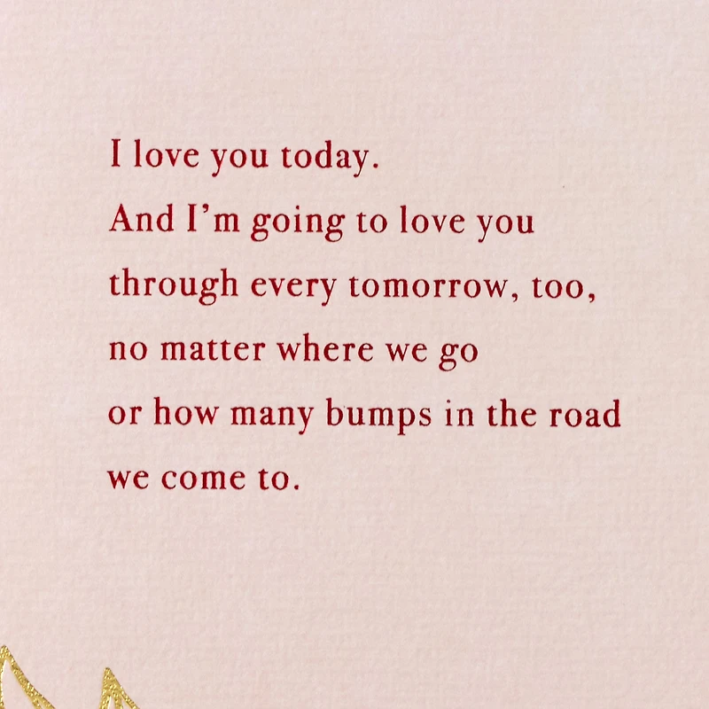 Love You Today and Every Tomorrow Valentine's Day Card for Wife for only USD 5.99 | Hallmark