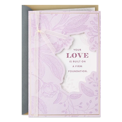 Celebrating Your Firm Foundation Anniversary Card for Couple for only USD 7.59 | Hallmark