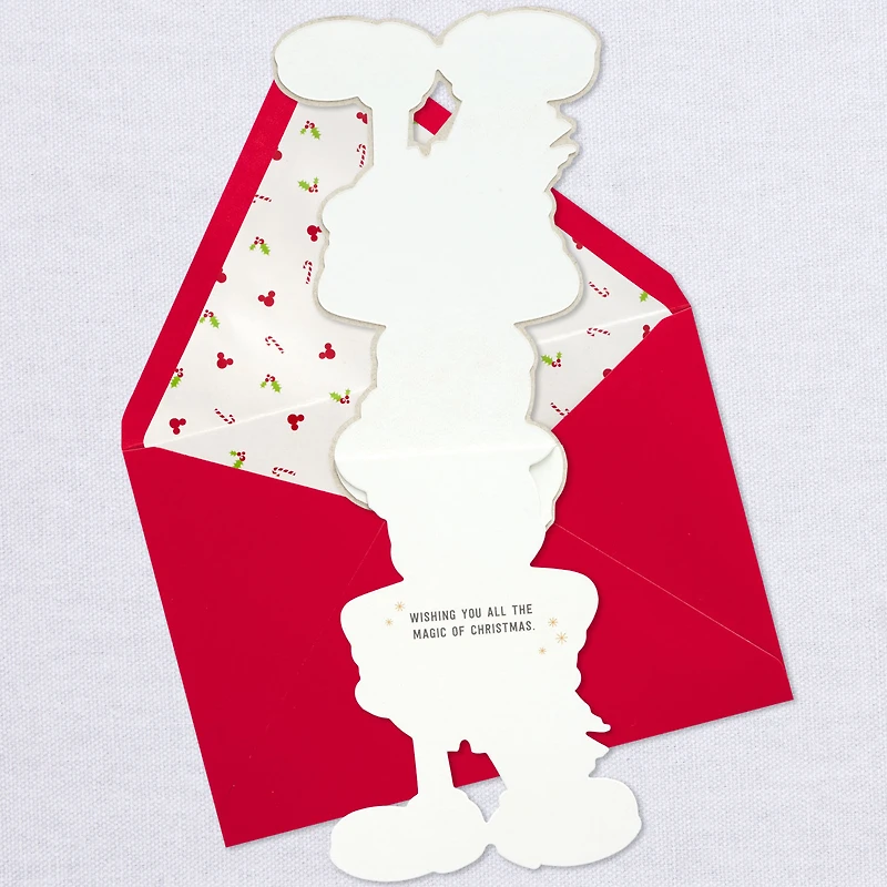 Disney Mickey Mouse Magic of the Season Wooden Christmas Card for only USD 8.99 | Hallmark