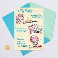 Cute Cat Couple Cartoon Birthday Card for Husband for only USD 4.59 | Hallmark